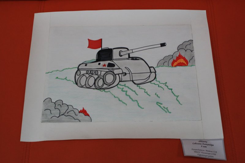 Как нарисовать подарок на день победы